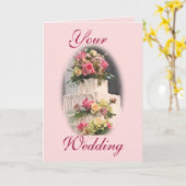 Uw huwelijk-pas aan kaart (Gele Bloem)