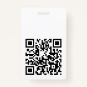 Uw identiteitskaart van identiteitskaart van de Fo Badge (Achterkant)