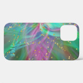 Uw Initialen Abstracte kleuren Glitter Hoesje-Mate Case-Mate iPhone Case (Achterkant (horizontaal))