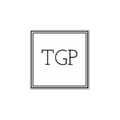 Uw Initialen Rubberstempel (Afrduk)