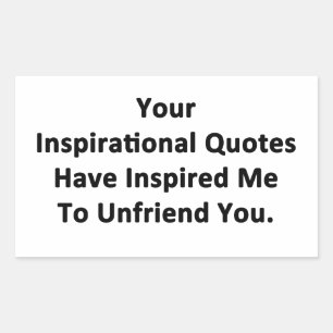Uw Inspirerend Citaten Rechthoekige Sticker
