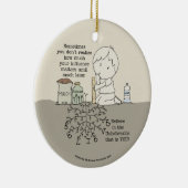 Uw invloed is van belang keramisch ornament (Rechts)