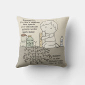 Uw invloed is van belang kussen (Achterkant)