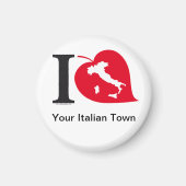 Uw Italiaanse Stadsmagneet Magneet (Voorkant)