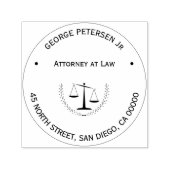 Uw kantoor logo | Rechtsgeleerdheid Zelfinktende Stempel (Design)