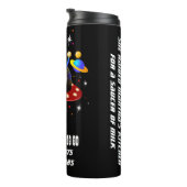 Uw kat in UFO Kitten Cat in Ruimte Personeelsforma Thermosbeker (Geroteerd rechts)