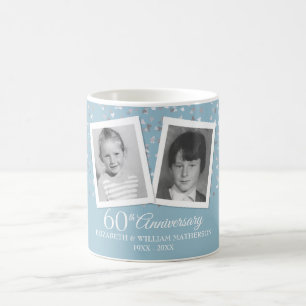 Uw kinderfoto's 60ste huwelijksverjaardag koffiemok
