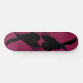 Uw kleur - Eagle Flying Skateboard - Silhouette (Horizontaal)