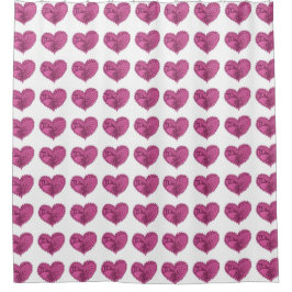 Uw kleurenkeuze Decoratief Heart Patroon Douchegordijn