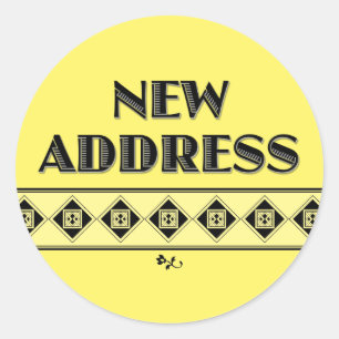 Uw kleurenkeuze! Nieuwe Stickers Adres