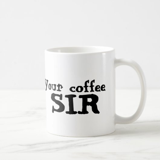 UW KOFFIE SIR HUSBAND COFFEE MOK (Rechts)