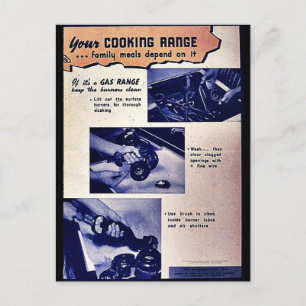 Uw kookbereik briefkaart