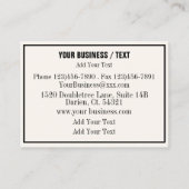 Uw krachtige Visitekaartje (Achterkant)