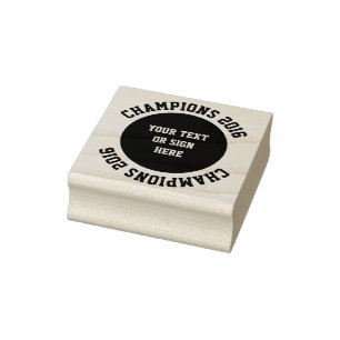 Uw Kromme & stevige Tekst of teken Rubberstempel