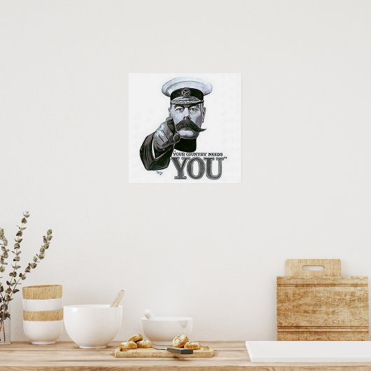 Uw land heeft u nodig poster (Keuken)