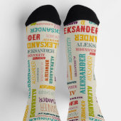 Uw (lange) naam is over deze sokken (Top)