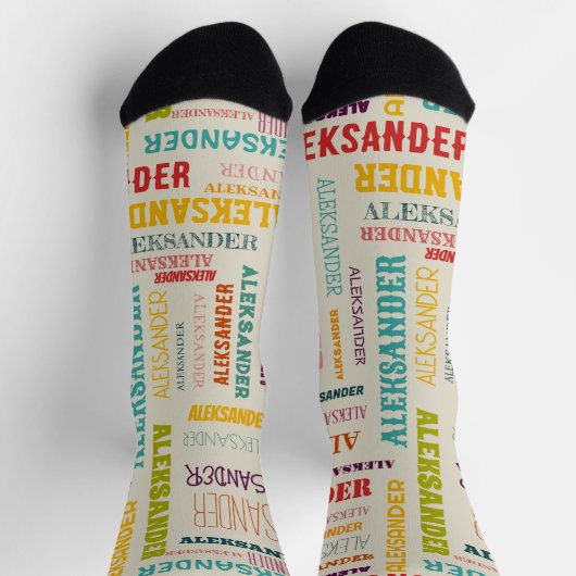 Uw (lange) naam is over deze sokken (Top)