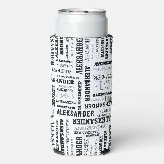 Uw (lange) naam is overal over deze seltzer (Seltzer Achterkant)