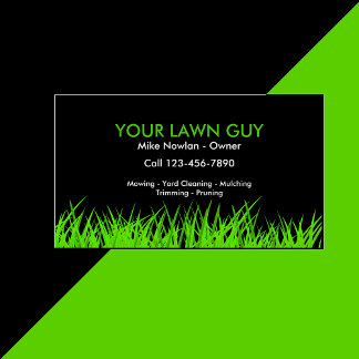 Uw Lawn Guy Visitekaartje