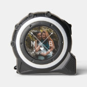 Uw Leuke Classy Monogrammed Liefde Hart Pijlen Rolmaat (Voorkant)