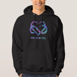 Uw leven is belangrijk voor zelfmoordpreventie. hoodie