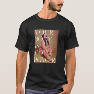 Uw lichaam is uw kracht - Fat Positive Self Care T-shirt