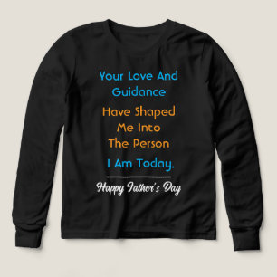 Uw liefde en leiding - oprechte Vaderdag