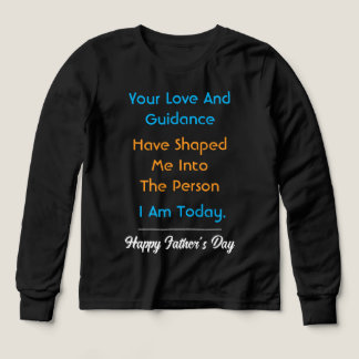 Uw liefde en leiding - oprechte Vaderdag