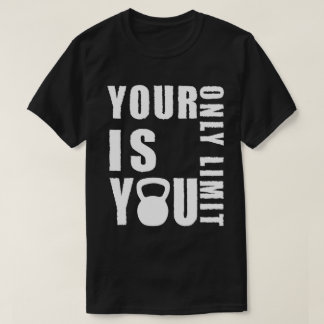 Uw limieten, uw inspiratie voor kracht t-shirt