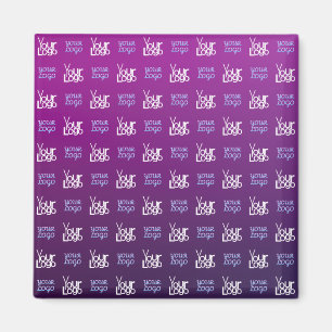 Uw Logo 2 Geüploade Afbeeldingen of bedrijfslogo Magneet