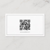 Uw Logo Aangepaste QR Code Marketing Visitekaartje (Achterkant)