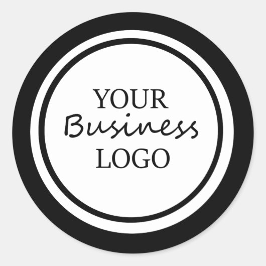 Uw Logo Afbeelding ronde Sticker (Voorkant)