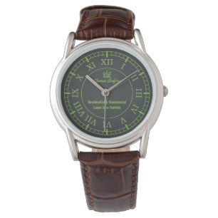 Uw Logo-bedrijf Lawn Care-service Horloge