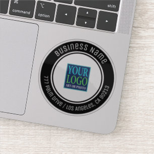 Uw Logo, Bedrijfsnaam, Adres, of Om het even welke Sticker