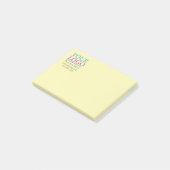 Uw Logo, bedrijfsnaampromo, DIY-bericht Post-it® Notes (Schuin)