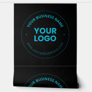 Uw Logo Bewerkbare bedrijfsnaam en website Behang
