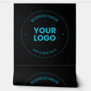 Uw Logo   Bewerkbare bedrijfsnaam en website Behang