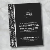 Uw Logo Business Event Grand Opening Invitation Briefkaart
