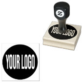 Uw Logo Business Handle Rubberstempel (Gestempeld)