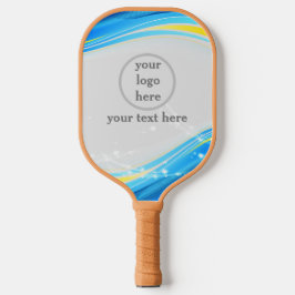 Uw Logo Business Modern professional en tekst Pickleball Paddle