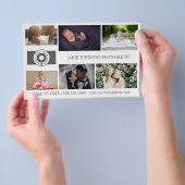 Uw Logo Collage Professional Fotograaf QR Flyer (Hand)