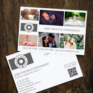 Uw Logo Collage Professional Fotograaf QR Flyer