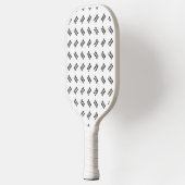 Uw Logo | eenvoudig afwisselend herhalingspatroon Pickleball Paddle (Links)