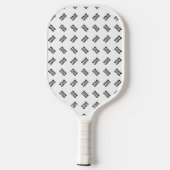 Uw Logo | eenvoudig afwisselend herhalingspatroon Pickleball Paddle (Achterkant)