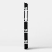 Uw Logo eenvoudige herhalende Logo | Zwart Case-Mate iPhone Case (Achterkant / Links)