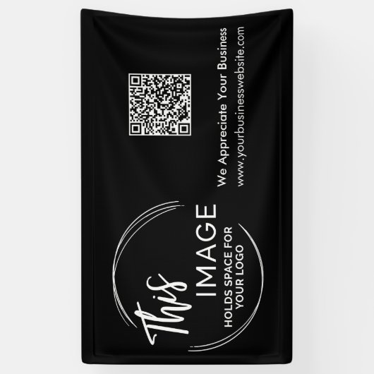 Uw Logo- en kwaliteitscontrolecode Business Probab Spandoek (Verticaal)