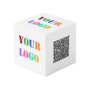 Uw Logo en QR Code Zakelijke Promotie Kubus