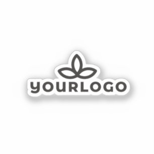 Uw logo enveloppe zegel sticker