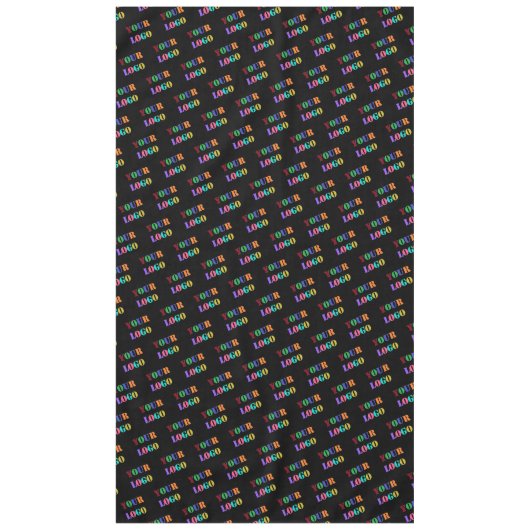 Uw Logo Foto en Colour Promotional Tablecloth Tafelkleed (Voorkant)