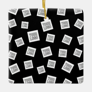 Uw Logo, foto of ander Afbeelding   Willekeurige p Keramisch Ornament